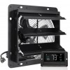 Ventilator evacuare pentru spatii comerciale, sere, depozite, Metal, 18 W, 1400 m&sup3;/h, diametru 254 mm, 60 dB, Programator
