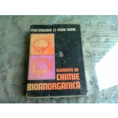 ELEMENTE DE CHIMIE BIOANORGANICA - MIHAI STRAJESCU