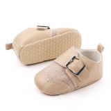 Pantofi eleganti crem cu catarama (Marime Disponibila: 9-12 luni (Marimea 20