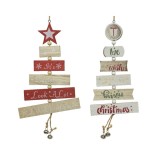 Cumpara ieftin Decoratiune - Tree Mdf With Bells - mai multe modele | Kaemingk
