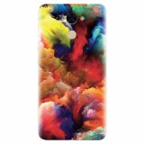 Husa silicon pentru Huawei Enjoy 7 Plus, Oil Painting Colorful Strokes