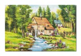 Cumpara ieftin Tablouri living gigant pictat manual, La moara cu noroc, 120x80cm ulei pe panza, Constantin Feraru