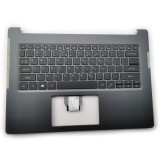Carcasa superioara cu tastatura palmrest Laptop, Acer, Swift S40-51, 6B.HDWN8.032, HQ20900695000, NC210110T9, iluminata, neagra, layout US