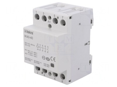 Contactor 4P 40A 230VAC/220VDC NO foto