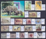 Lot filatelic Faună Div. &amp; Animale Protejate / Coliță Guineea Ecuatorială - A991, Stampilat