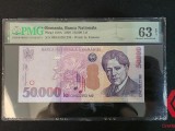 Bancnota 50000 lei 2000 PMG 63 EPQ