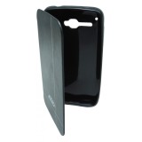 Husa tip carte cu stand neagra pentru Alcatel One Touch X&#039;Pop (OT-5030, OT-5035D, OT-5035E, OT-5035Y)