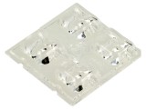 Lentilă LED pătrată transparentă 7,8mm - LEDIL
