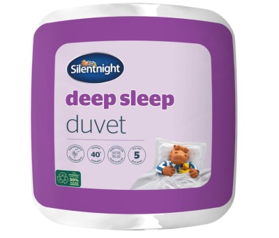 Pilota Silentnight Deep Sleep King 7.5 Tog, Dimensiune King, 225 x 220 cm, Alb - RESIGILAT foto