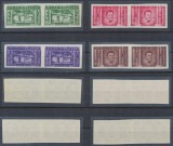 ROMANIA 1937 Ion Creanga serie 4 timbre nedantelate in perechi rarisime MNH, Istorie, Nestampilat