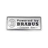 Emblema Brabus pentru Mercedes, 8x3cm, gri
