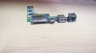 Port Usb + Lan + Card Reader + 1394 foto