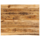 VidaXL Blat de masă margine naturală, 100x80x2,5 cm, lemn masiv mango