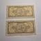 Lot 2 bancnote 1 leu 1952