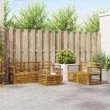 vidaXL Set Mobilier Gradina Lemn Masiv Acacia 6 Piese Natural Exterior Durabil