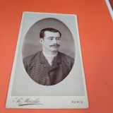 Cumpara ieftin FOTO PORTRET BARBAT 1832 VECHI PE CARTON GROS 10 / 7 CM DE COLECTIE RARA!