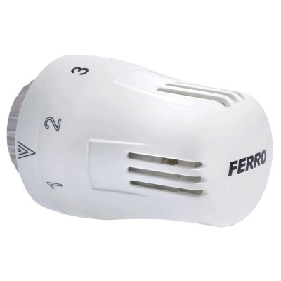 Cap termostat calorifer, scala reglare 0 - 5, 0 - 28 grade Celsius, cu racord olandez, Ferro GT10 foto