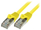 Patch Cord F/UTP Cat 5e Galben 7.5m Ecranat, Logilink