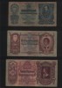 Set Ungaria interbelic 20 + 50 + 100 pengo, Europa