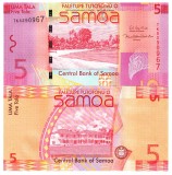 Samoa 5 Tala 2017 P-38c UNC