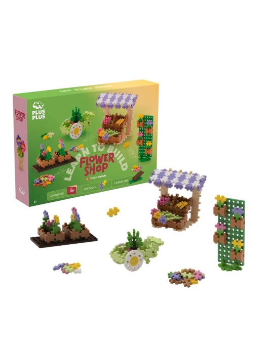 Set constructie Plus-Plus, 600 piese, Invata sa construiesti - Florarie