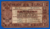 (5) BANCNOTA OLANDA - ZILVERBON - 1 GULDEN 1938 (1 OCTOMBRIE), SERIE CU 2 LITERE