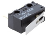 Micro&icirc;ntrerupător SNAP ACTION 3A 125VAC cu manetă SPDT