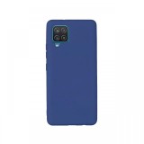Husa Samsung Galaxy A22 4G Lemontti Silicon Silky Albastru Inchis