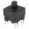 Microintrerupator 12.6x12.6mm, ON-ON, DPST-NO + DPST-NC, MEC - 15451