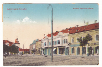 3486 - SFANTU GHEORGHE, Covasna, Market, Romania - old postcard - used - 1922 foto