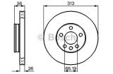 Disc frana VW SHARAN (7M8, 7M9, 7M6) (1995 - 2010) BOSCH 0 986 478 296