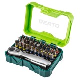 Set 32 piese biti si clichet 66H622 VERTO HardWork ToolsRange
