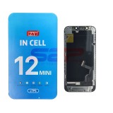 Display LCD Touchscreen cu Rama Apple iPhone 12 Mini Negru ZY INCELL