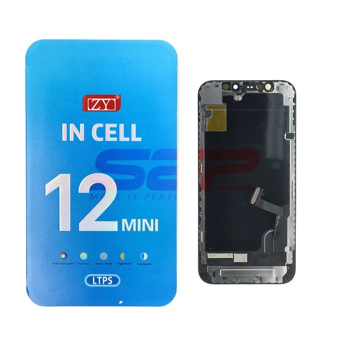 LCD+Touchscreen cu Rama Apple iPhone 12 Mini BLACK ZY INCELL