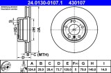 ATE 24.0130-0107.1 Disc frana