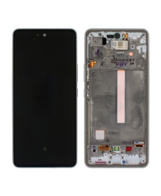 Ecran LCD Display Service Pack Samsung Galaxy A53 , A536 cu Rama Peach foto