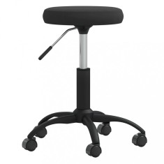vidaXL Taburet de masaj, negru, catifea 3085735