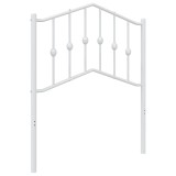 Cumpara ieftin Tablie de pat de schimb metalica, alb, 75 cm
