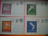 HOPCT PLIC LOT NR 34 -SET 9 PLICURI -UNIVERSIADA BUCURESTI 1981 SPORT --ROMANIA