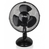 Ventilator de birou, cu suport, 25W, 2 viteze, functie de oscilare, diametru, Floria