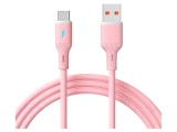 Cablu USB 2.0 AKYGA AK-USB-61 USB A la USB C 1m Roz 18W Nichelat