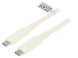 Cablu USB-C 4.0 Alb 0,8m 40Gbps