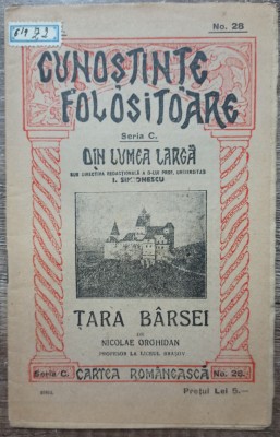 Tara Barsei - Nicolae Orghidan// seria ,,Din lumea larga&amp;quot; foto