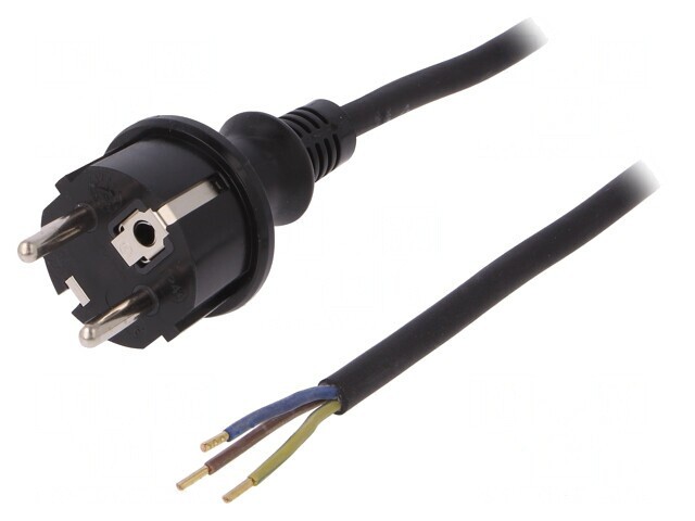 Cablu Electric SCHUKO 3x1mm&sup2; 4m