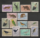 El Salvador 1963 - Fauna, pasari, serie neuzata MNH