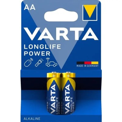 Set baterii alcaline Varta LongLifePower AA LR6 2buc 4906/2B-VARTA foto