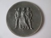 Rară! Medalie mare Art Deco 80 mm Germania nazistă anii 30:Asociatia Germana a Economiei regiunii Palatinate, Europa