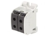 Conector &Icirc;mbinare Șine 50mm2 4 Borne Negru