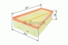 Filtru aer NISSAN QASHQAI / QASHQAI +2 (J10, JJ10) (2007 - 2013) BOSCH F 026 400 126