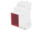 Carcasă pentru şină DIN 90mm X 35mm Z 65mm ABS gri UL94V-0